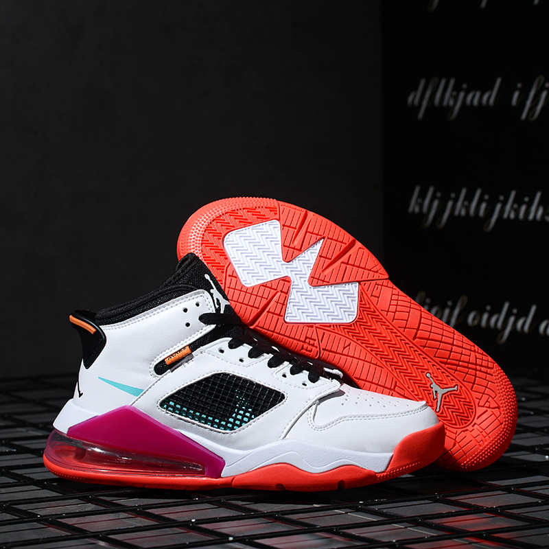 Air Jordan Mars x270 White Orange Black Shoes - Click Image to Close